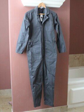 NWT Alex Mill Standard Jumpsuit Cotton blend Iron Gray Sz S